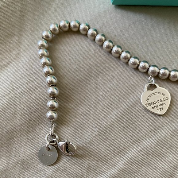 Tiffany Bead Bracelet 6.25 in (extra small) - Picture 3 of 6